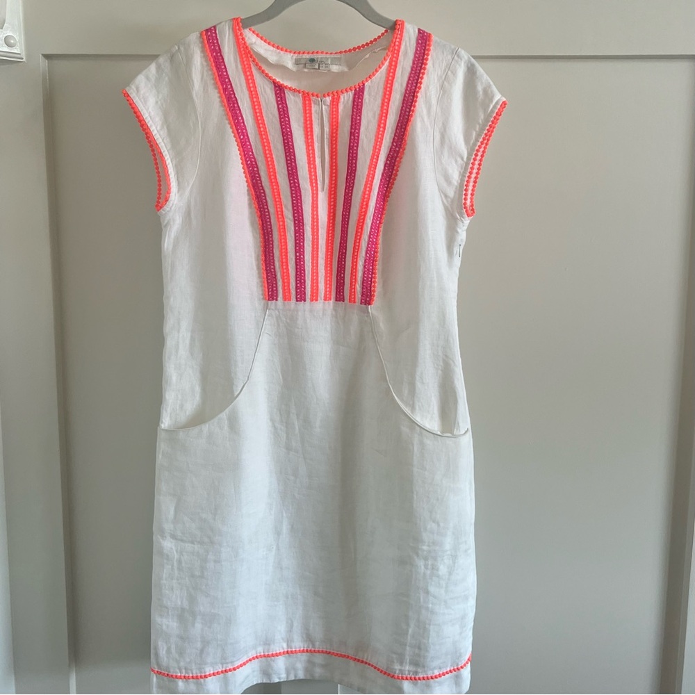Boden Linen Dress NWOT
